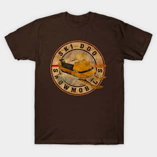 Retro Style - Ski Doo vintage Snowmobiles 1950 T-Shirt